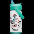 Camelbak Thrive Flip Straw Kids VSS drikkeflaske – Biking Dogs 0,35 L (rustfritt stål) thumbnail