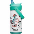 Camelbak Thrive Flip Straw Kids VSS drikkeflaske – Biking Dogs 0,35 L (rustfritt stål) thumbnail