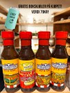Sucklebusters Texas BBQ Sauce Sett – 4 flasker ekte grillglede thumbnail
