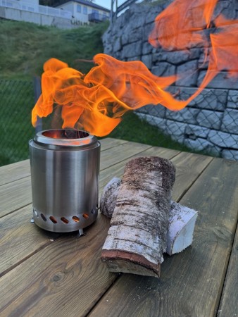  Røykfri Bøltønne i Rustfritt Stål 