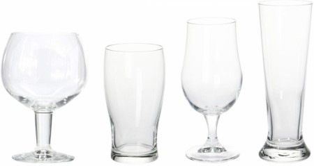 Sett med 4 ølglass – Perfekt for IPA, pils og porter!