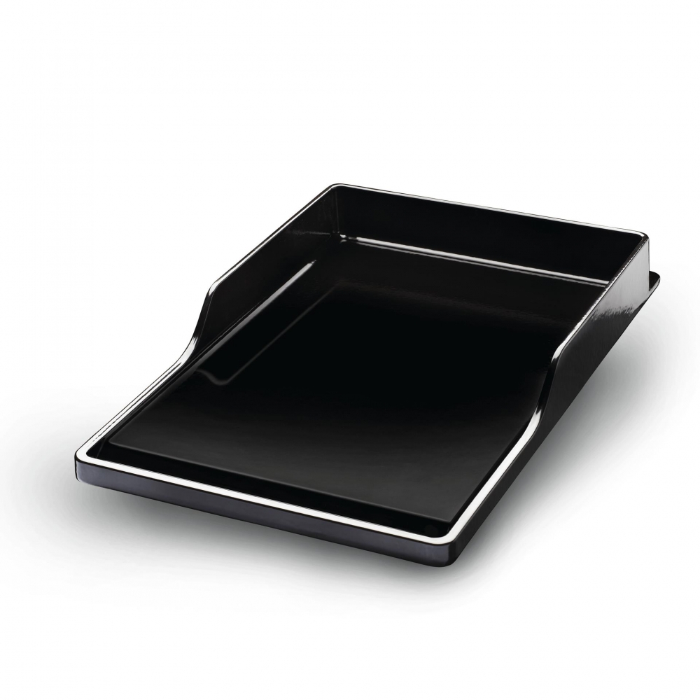 Napoleon® støpejern stekeplate med porselensbelegg gir jevn varmefordeling, effektiv fettavrenning og minimal vedheft – for restaurantkvalitet direkte på grillen.